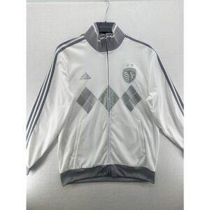 Adidas MLS Kansas City Navy Jacket Full Zip FI1428 Size LARGE $85 MSR